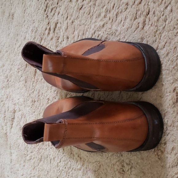 Banana Republic brown genuine leather chukka boots, pull on, men's size 7.5 - Picture 4 of 10